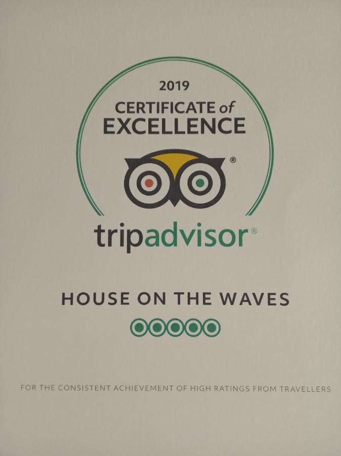 Vila House On The Wave Marathókampos Exteriér fotografie